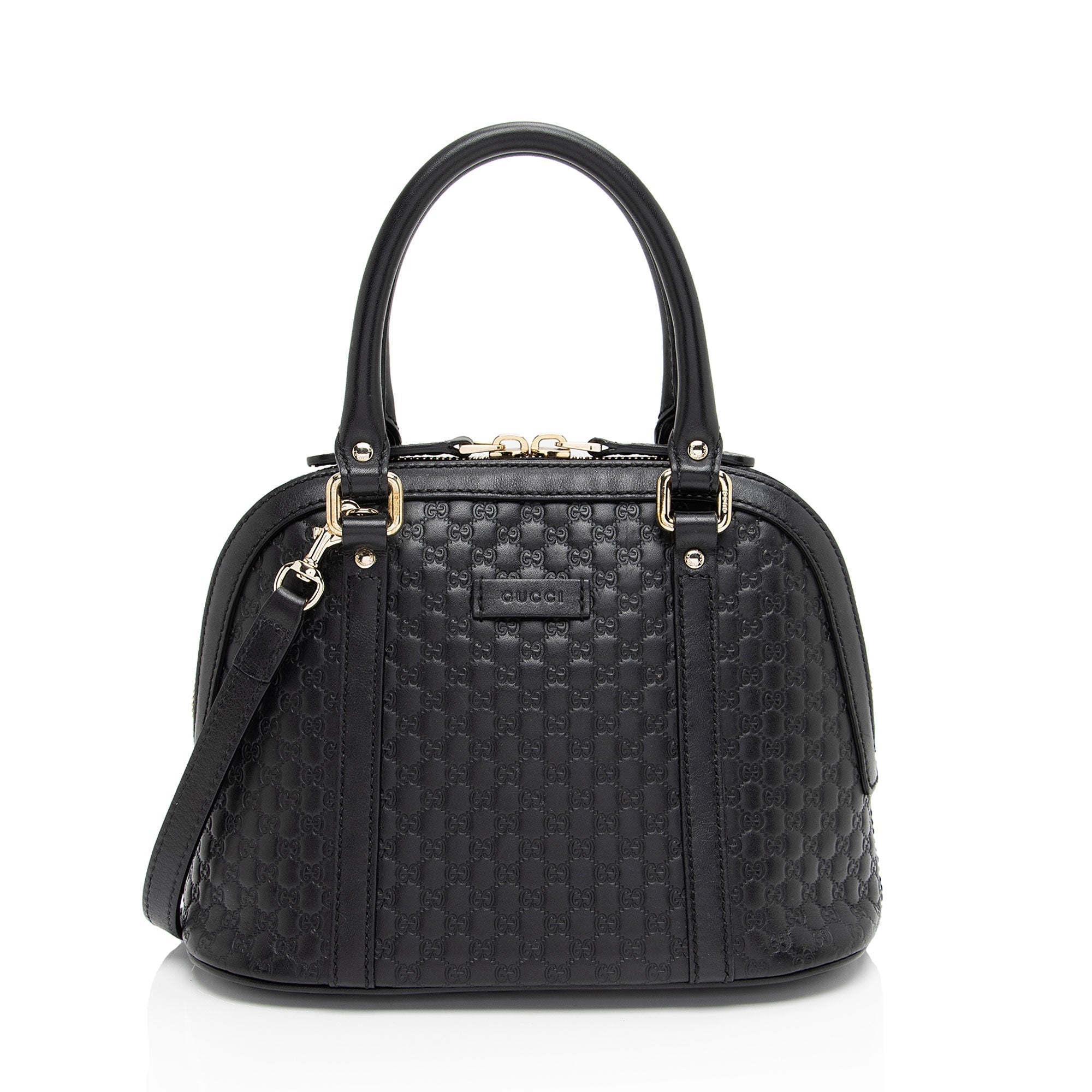 Gucci Microguccissima Leather Dome Small Satchel (SHF-54T71U)