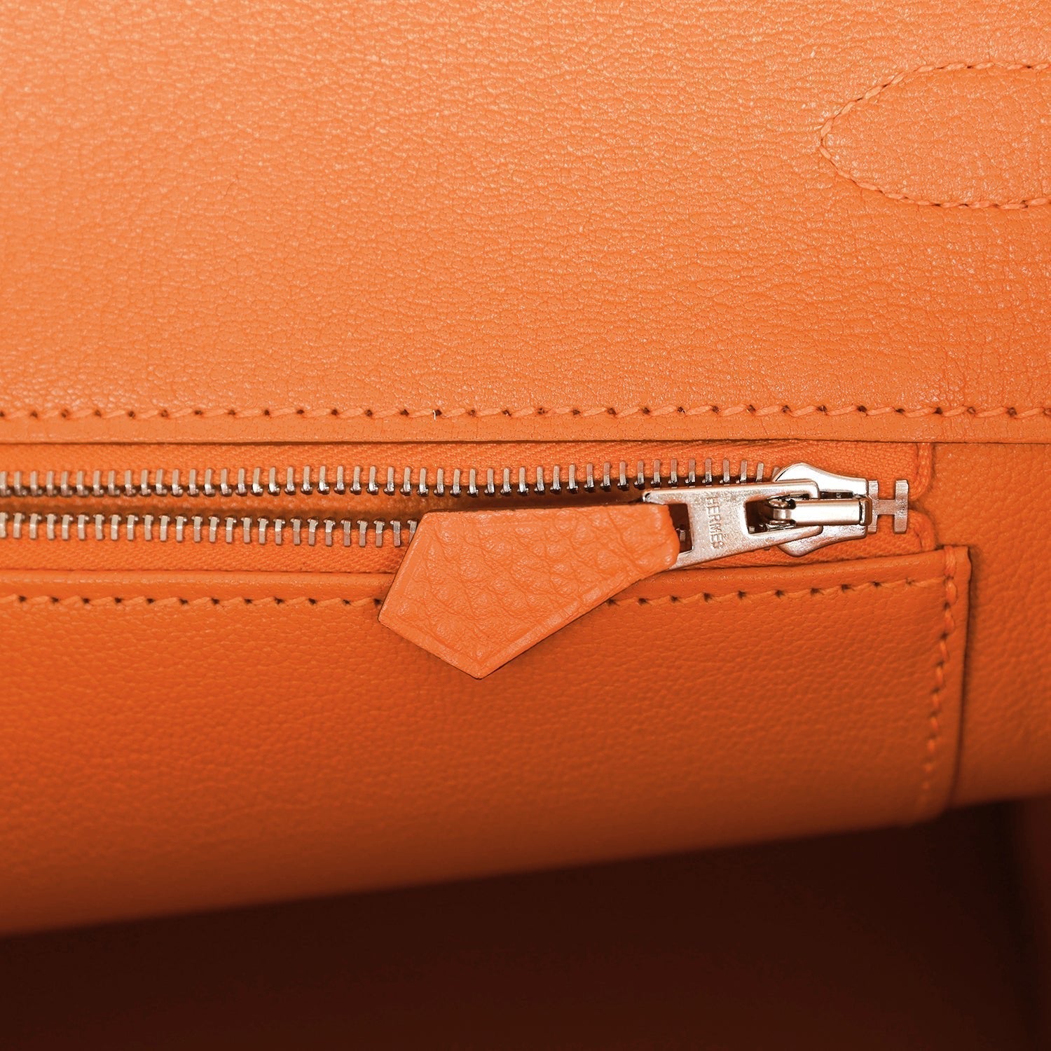 Top Quality Hermes Birkin 35 Orange H Togo Palladium Hardware