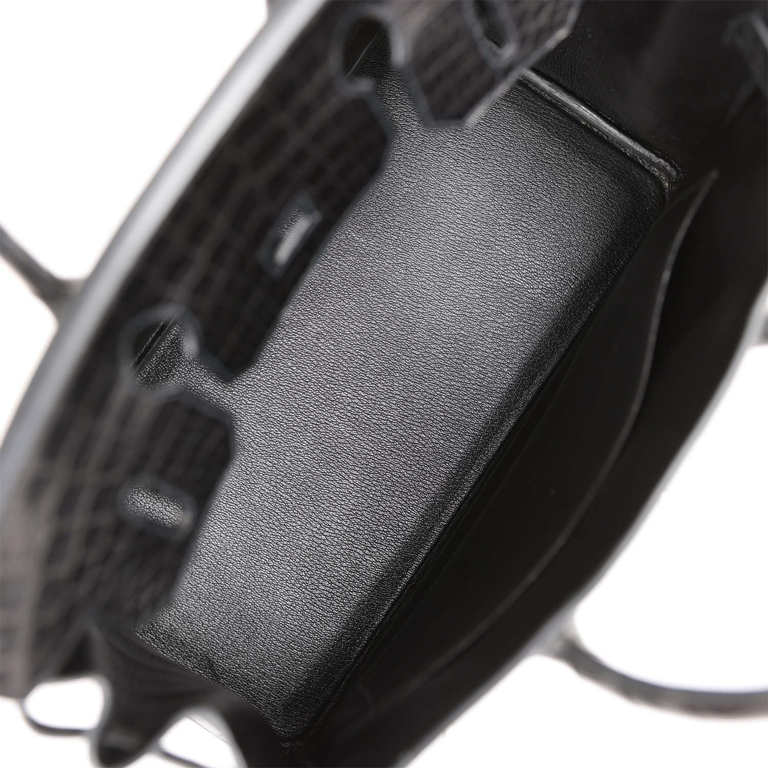 Top Quality Hermes Birkin 30cm Black Matte Niloticus Crocodile Palladium Hardware