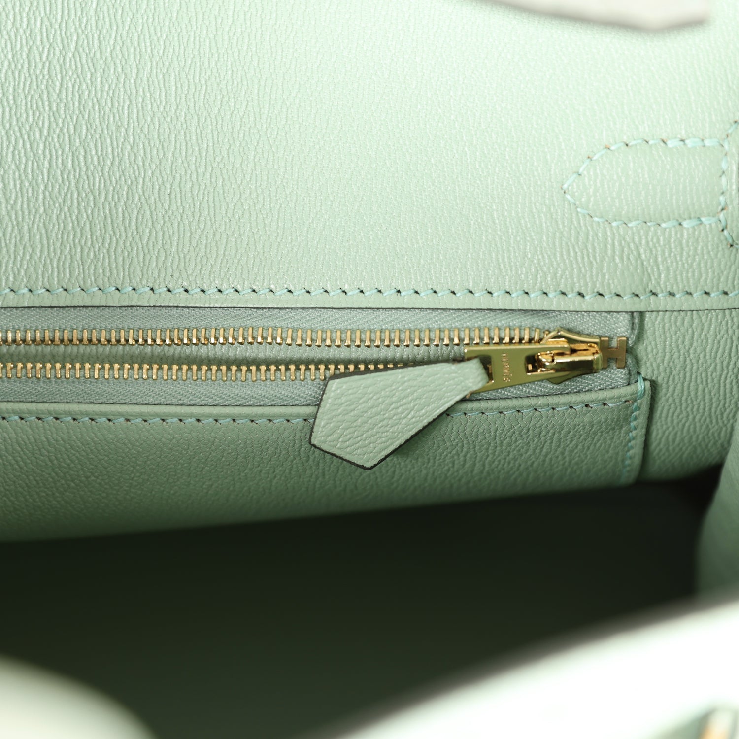 Hermes Birkin 25 Vert D'Eau Matte Alligator Gold Hardware