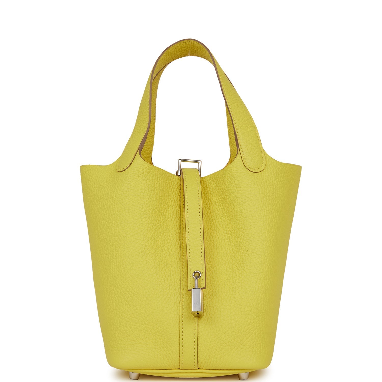 Hermes Picotin Lock 18 Lime Clemence Palladium Hardware