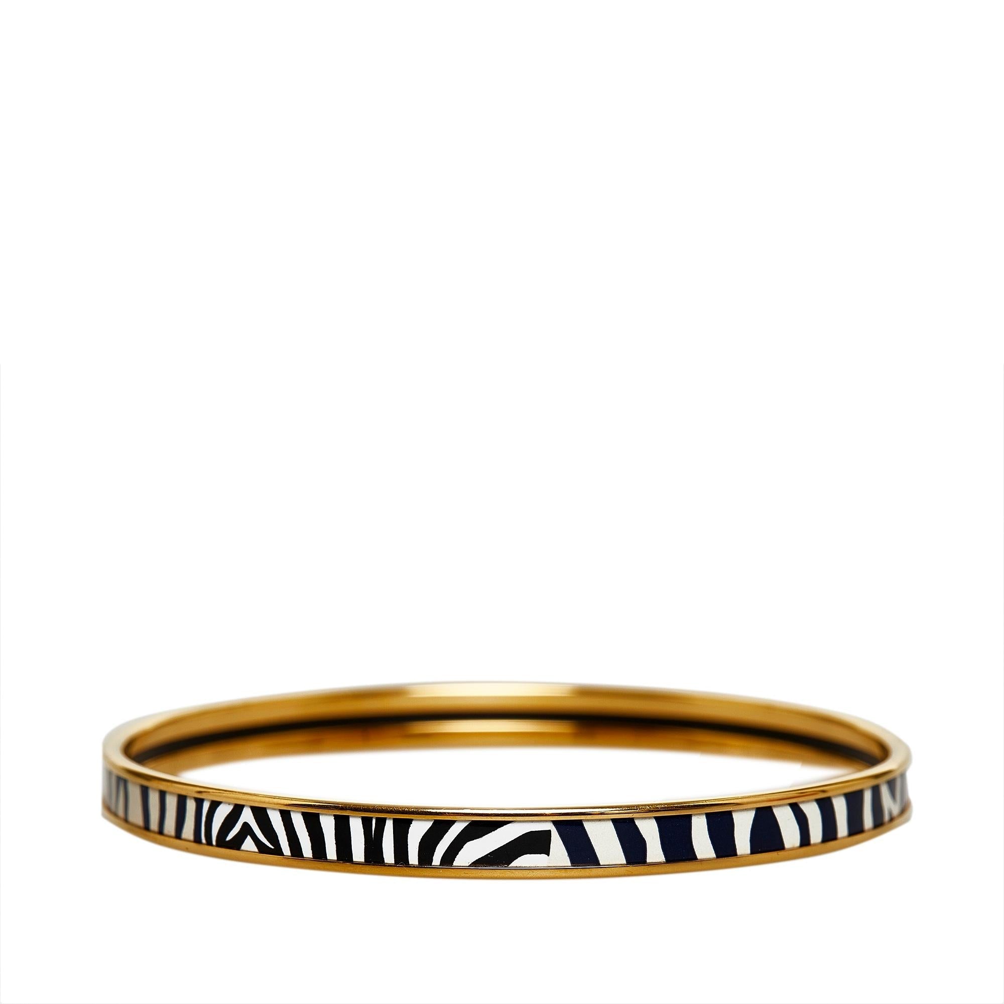 Hermes Printed Enamel Bangle (SHG-CADRMA)