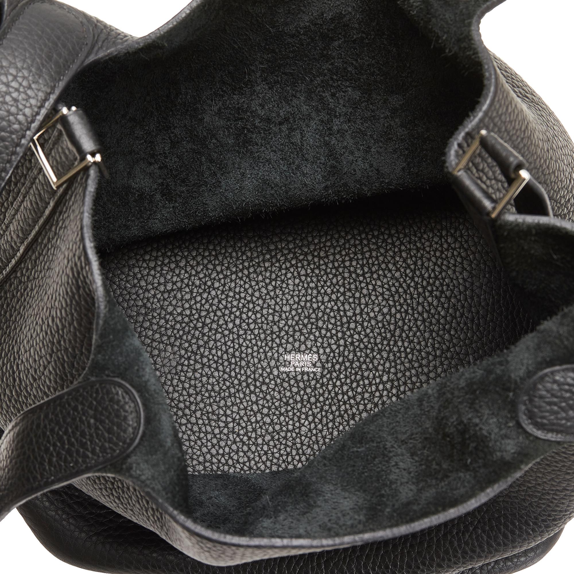 Hermes Taurillon Clemence Picotin Lock 22 (SHG-ma67U7)