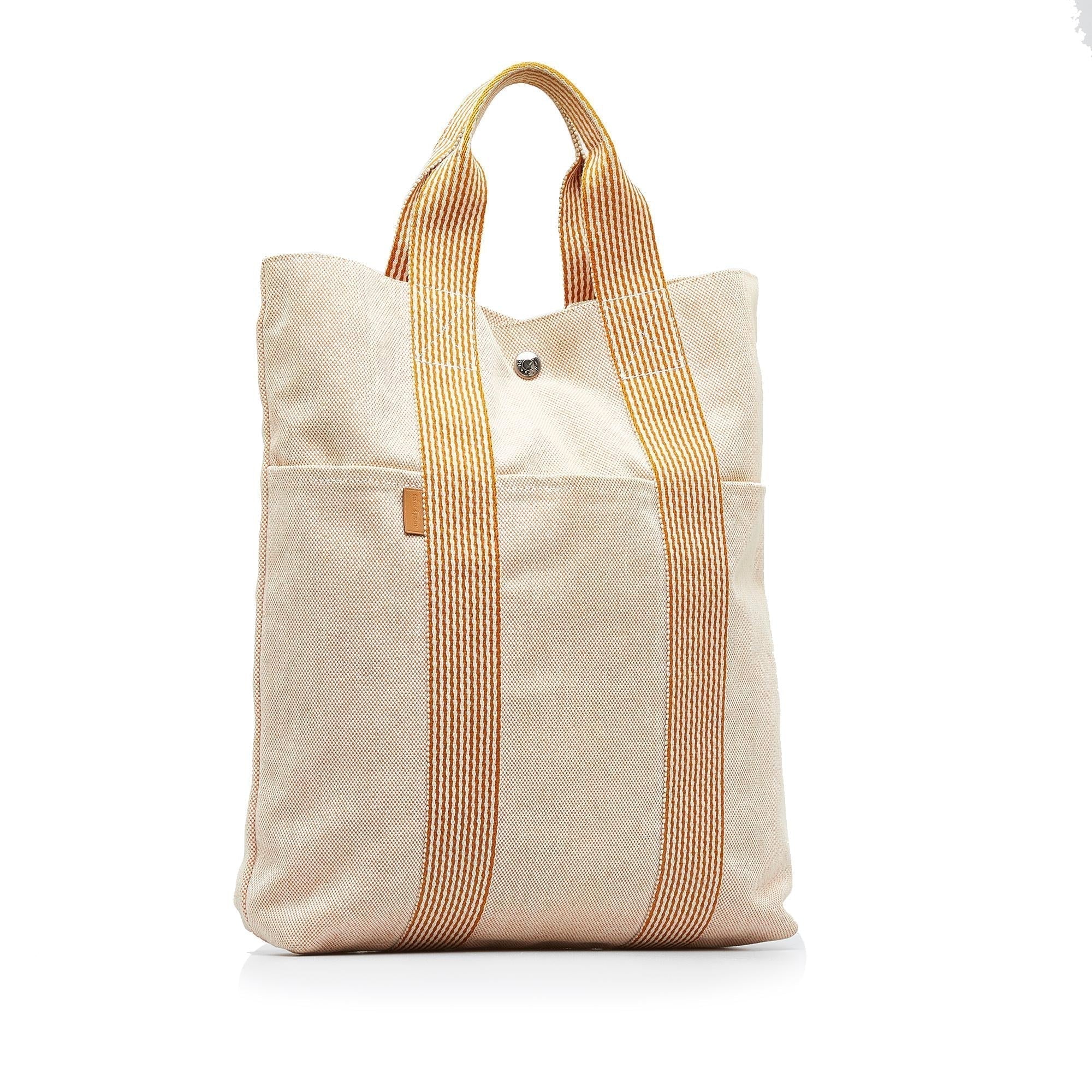 Hermes Toile Fourre Tout Cabas (SHG-1hbJZx)