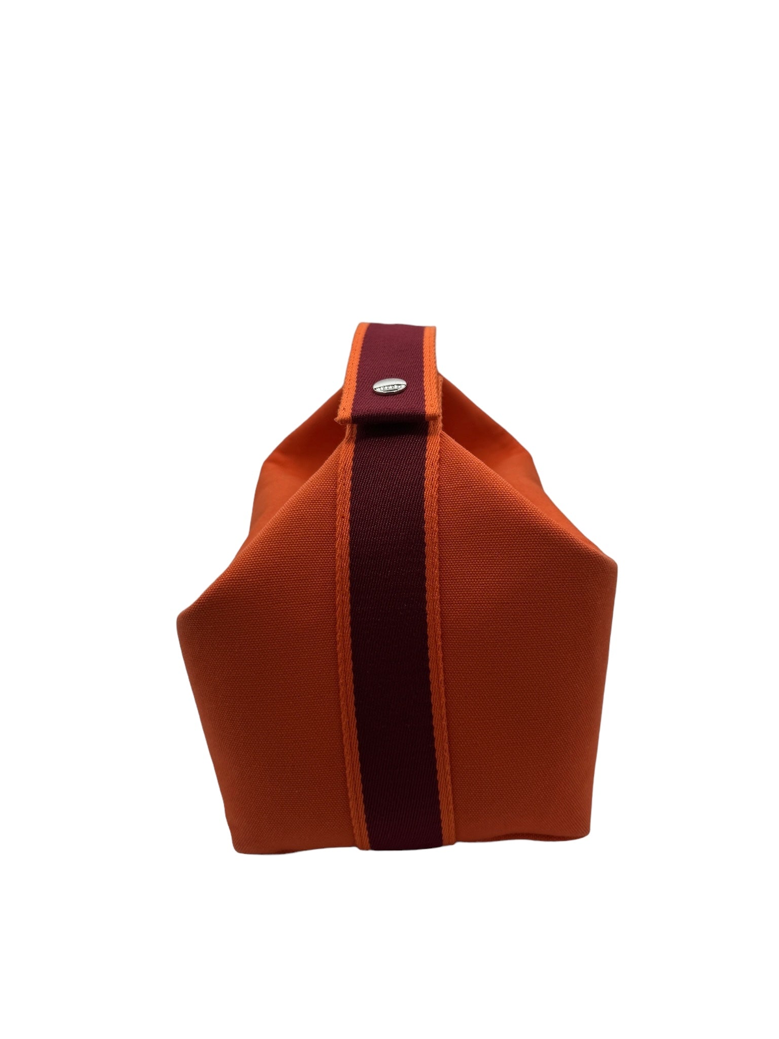 HERMES - Bride a Brac GM Handbag Orange Bordeaux Canvas