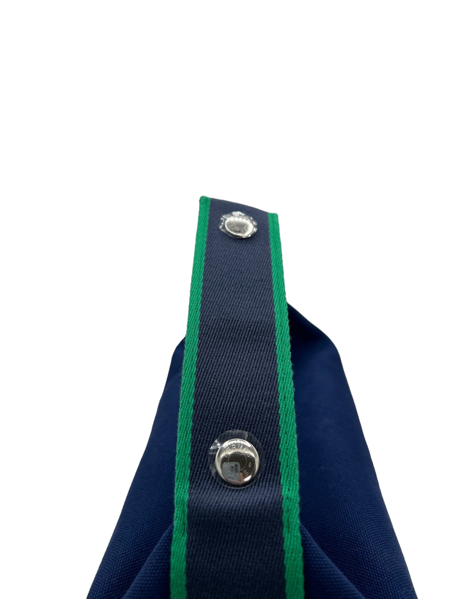 HERMES - Canvas PM Bride-A-Brac Marine Pouch