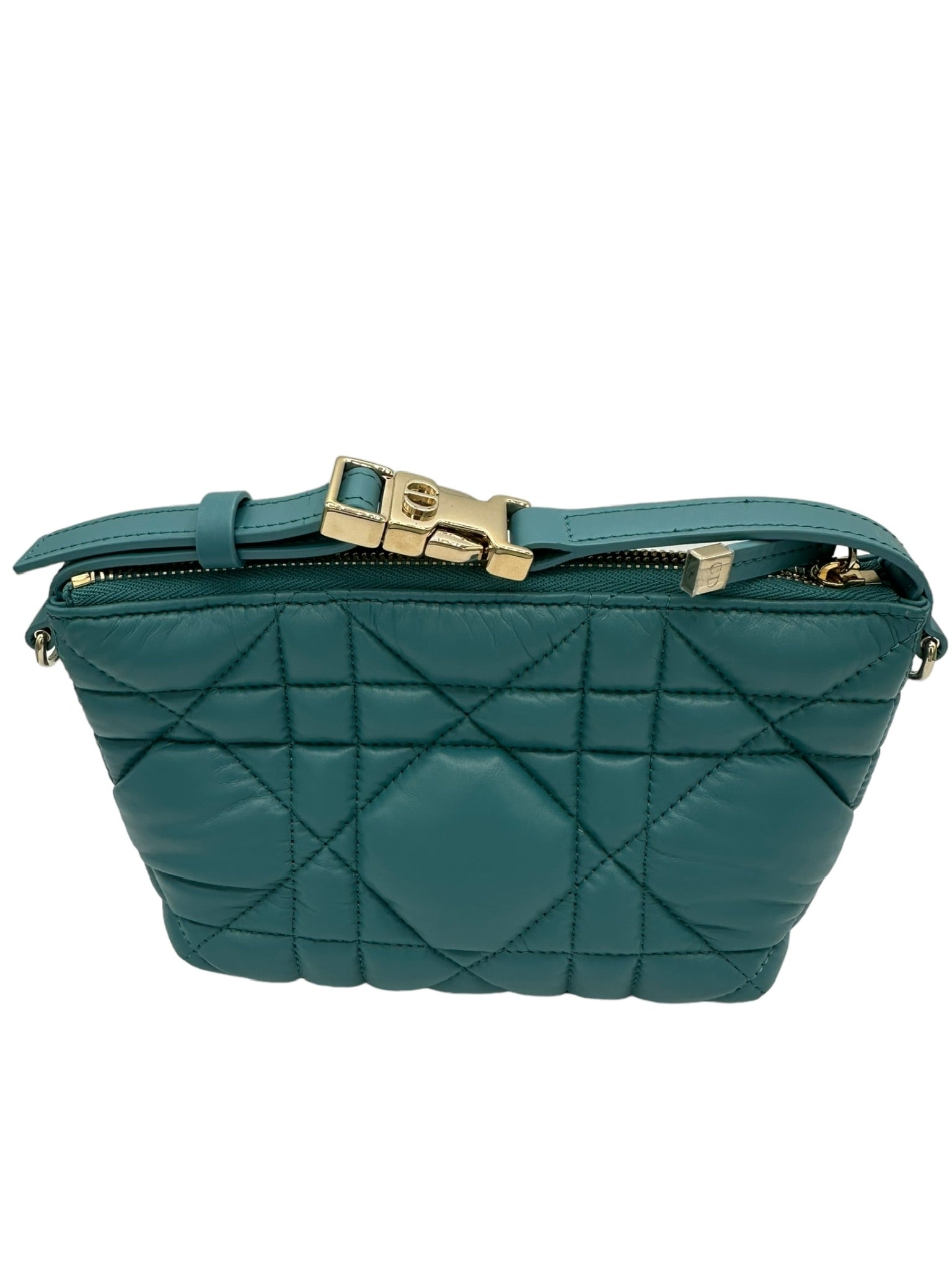 DIOR - Dior Travel Nomad Pouch Macrocannage Quilt Calfskin Medium