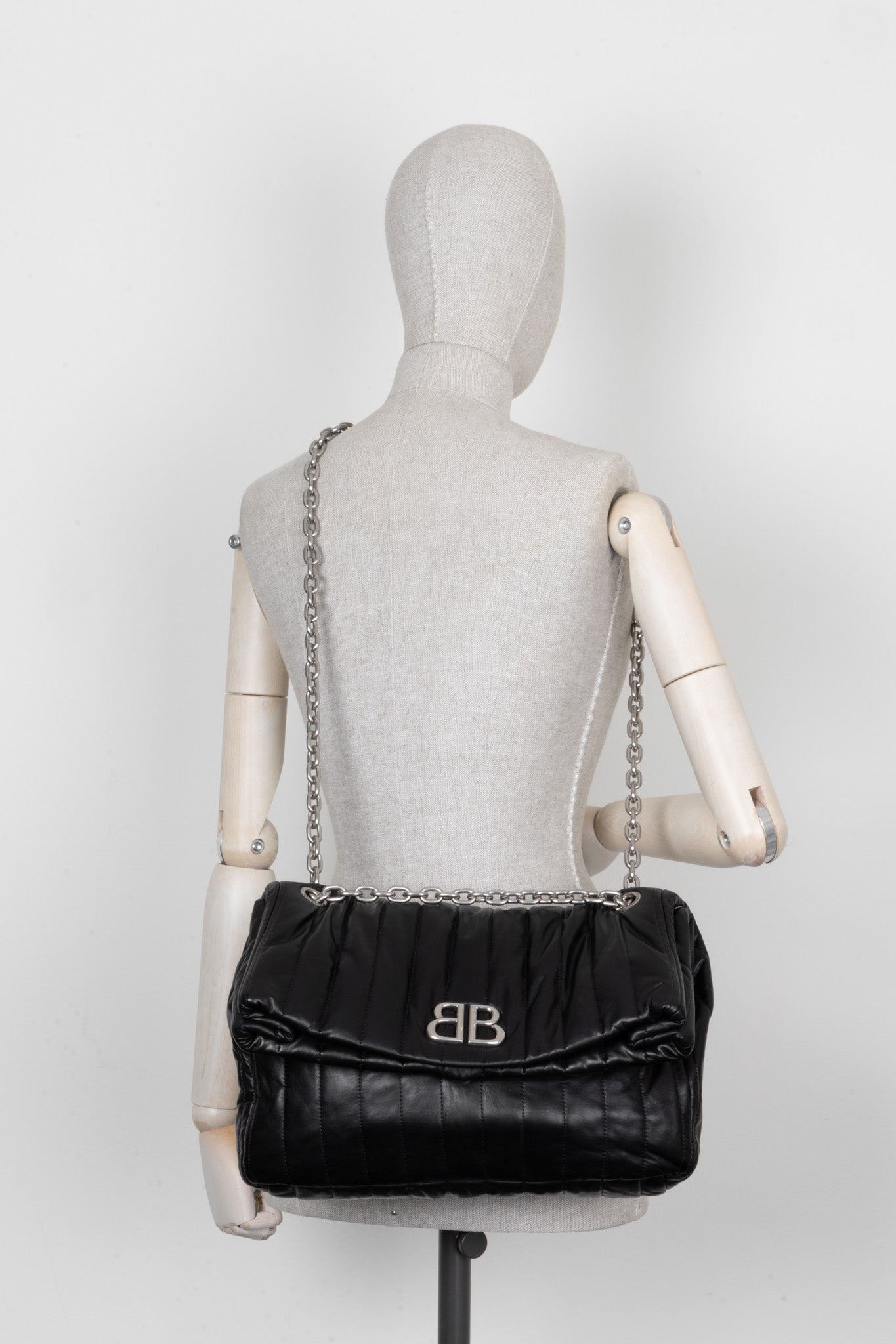 BALENCIAGA Monaco Bag Medium Black