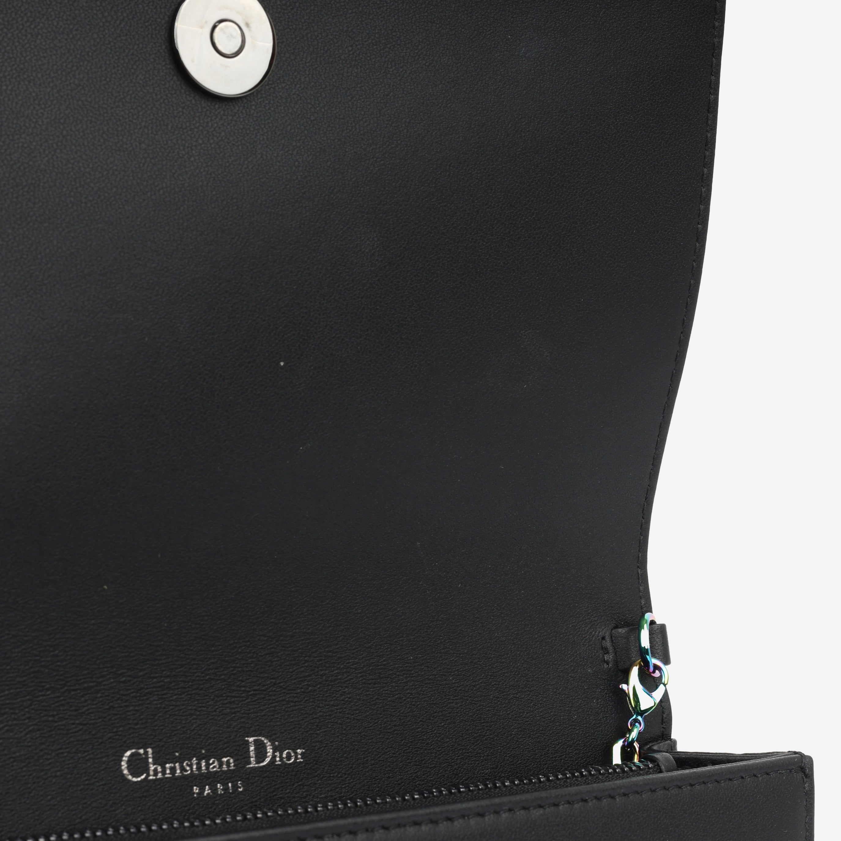 Dior Lady Dior Pouch - Matte Black