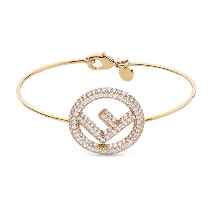 FENDI F BRACELET FULL DIAMOND
