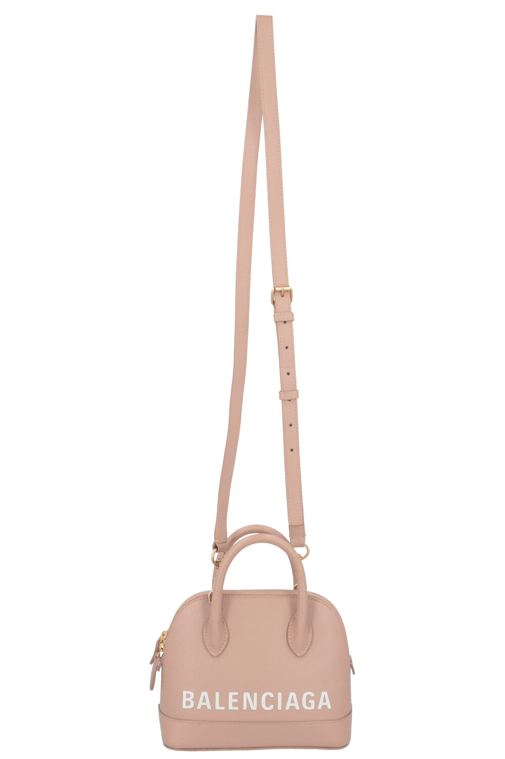 BALENCIAGA Nano Ville Bag Leather Nude