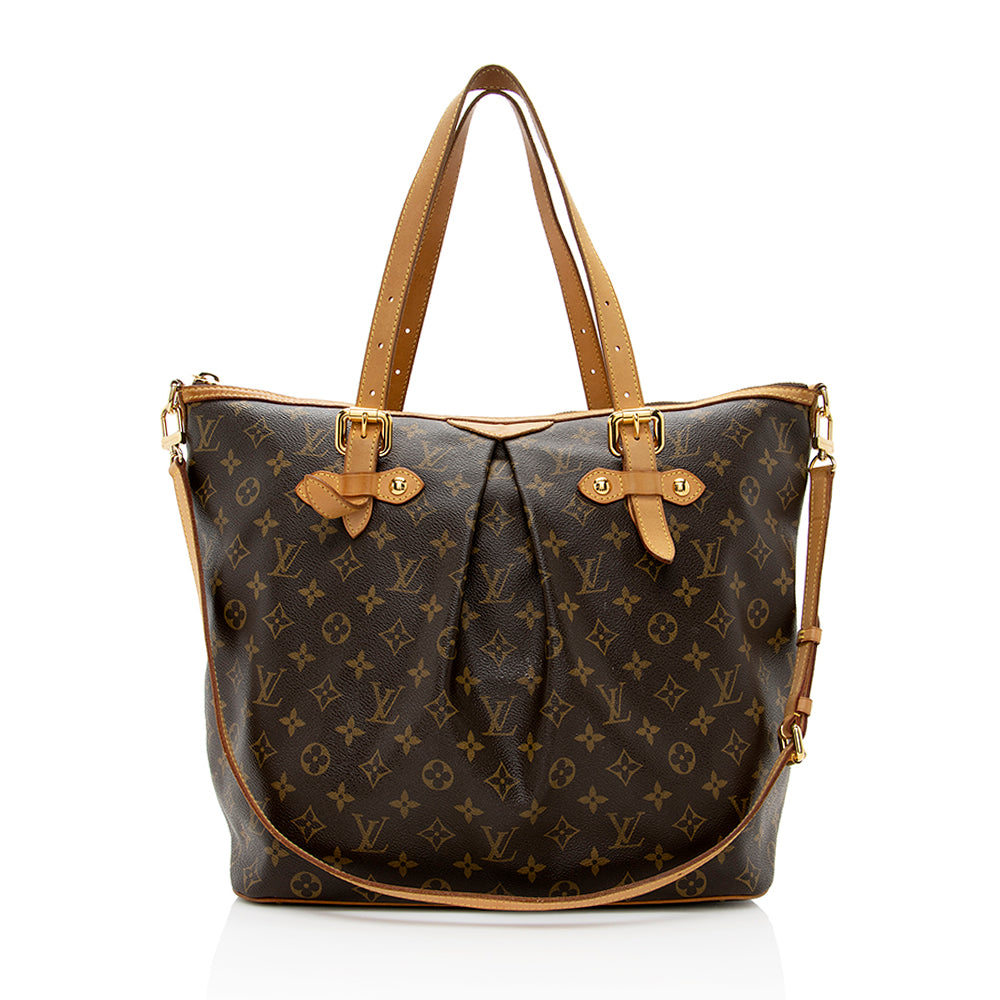 Louis Vuitton Monogram Canvas Palermo GM Tote (SHF-19027)