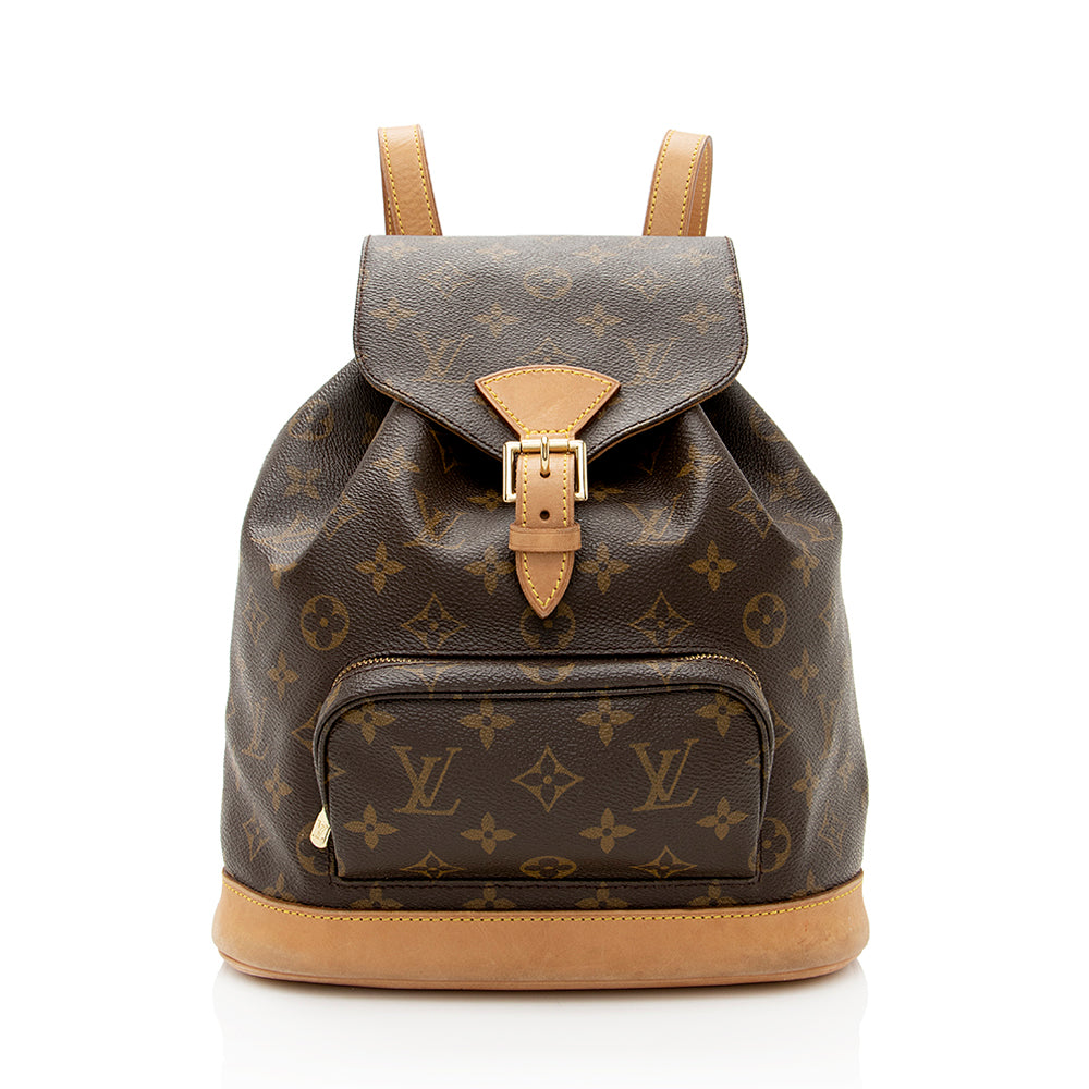 Louis Vuitton Vintage Monogram Canvas Montsouris MM Backpack (SHF-18958)