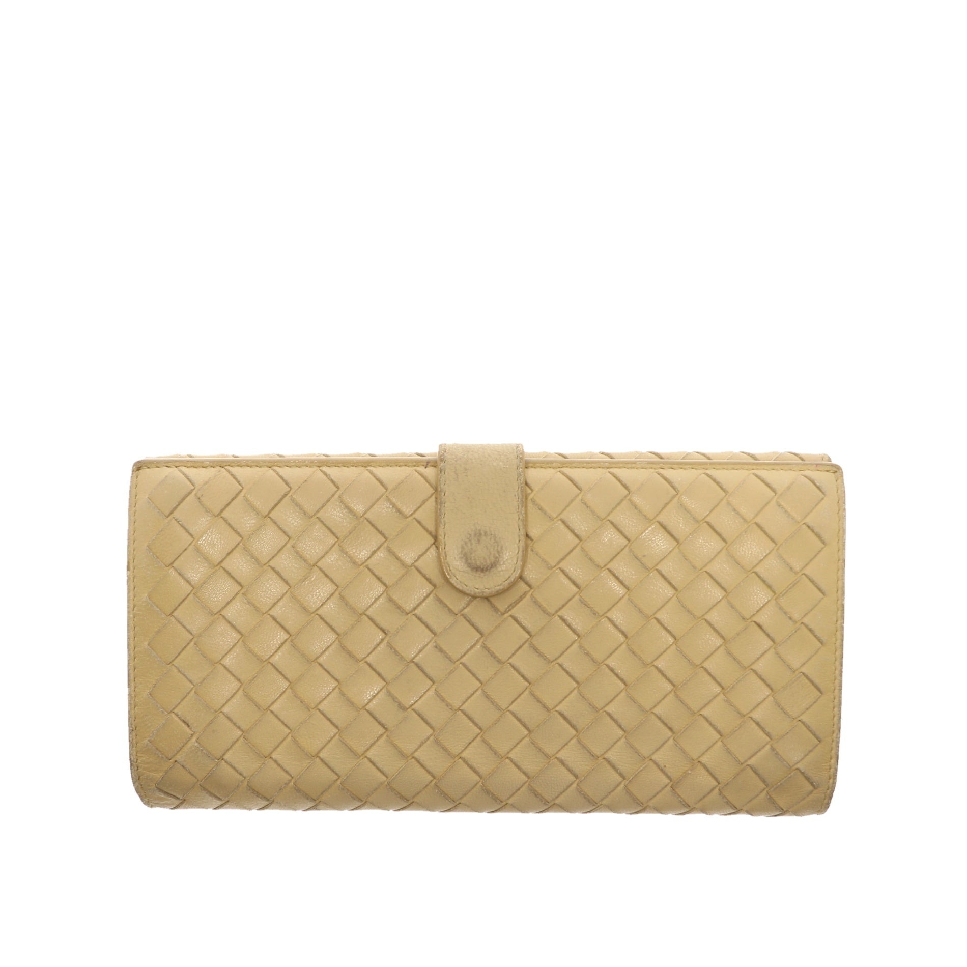 BOTTEGA VENETA Wallet in Beige Leather