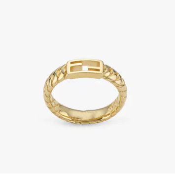 FENDI BAGUETTE RING GOLD