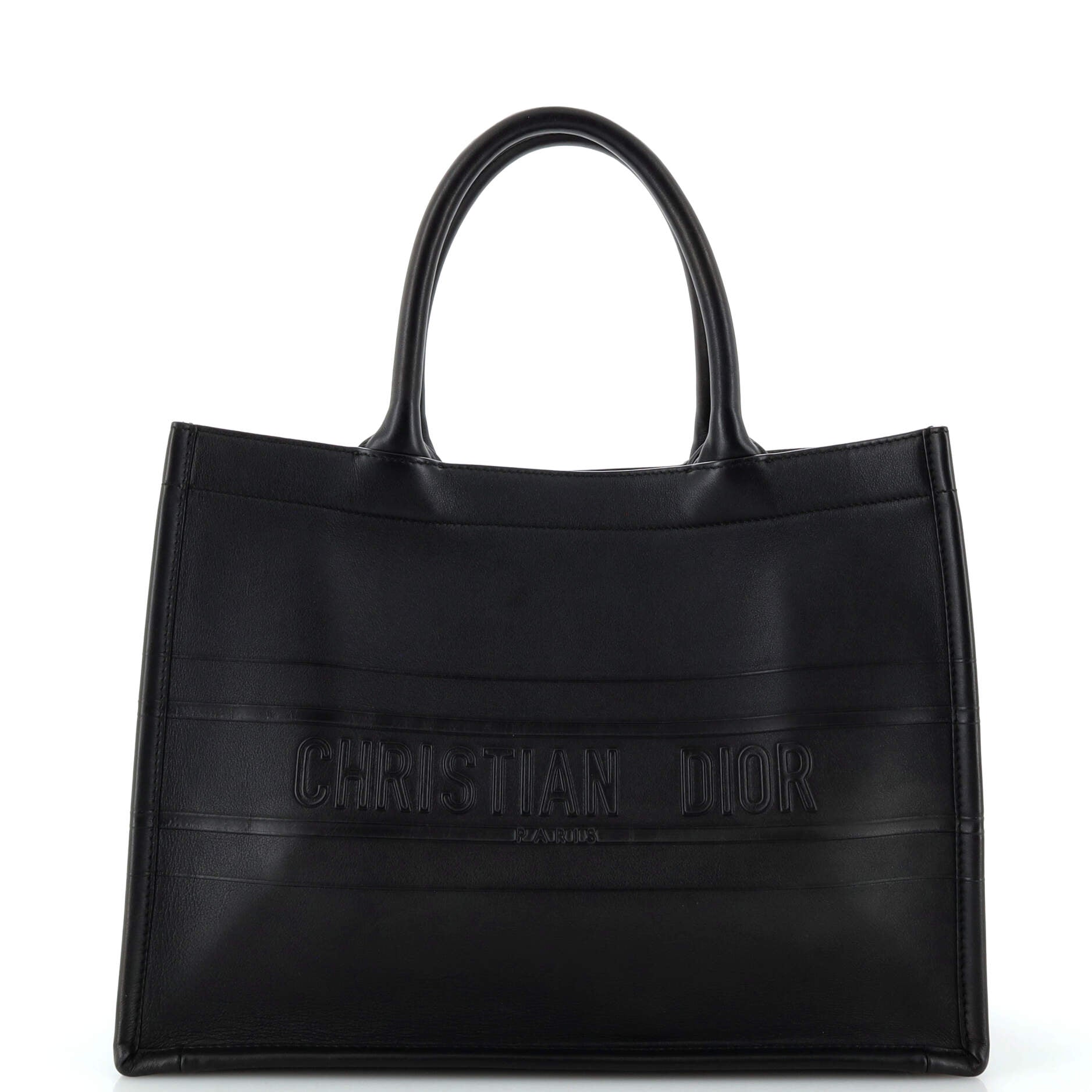 Dior Book Tote Embossed Leather Medium