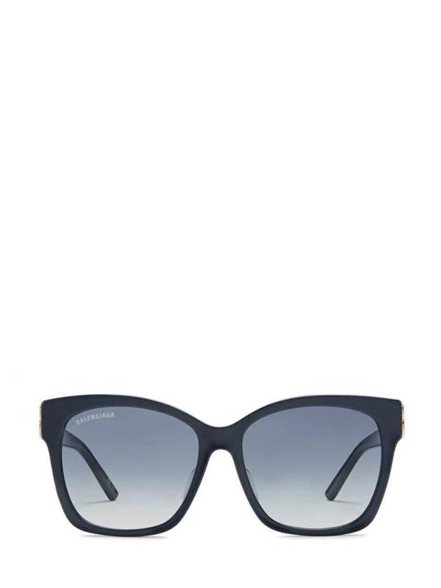 Balenciaga BB Temple Cat Eyes Sunglasses Blue