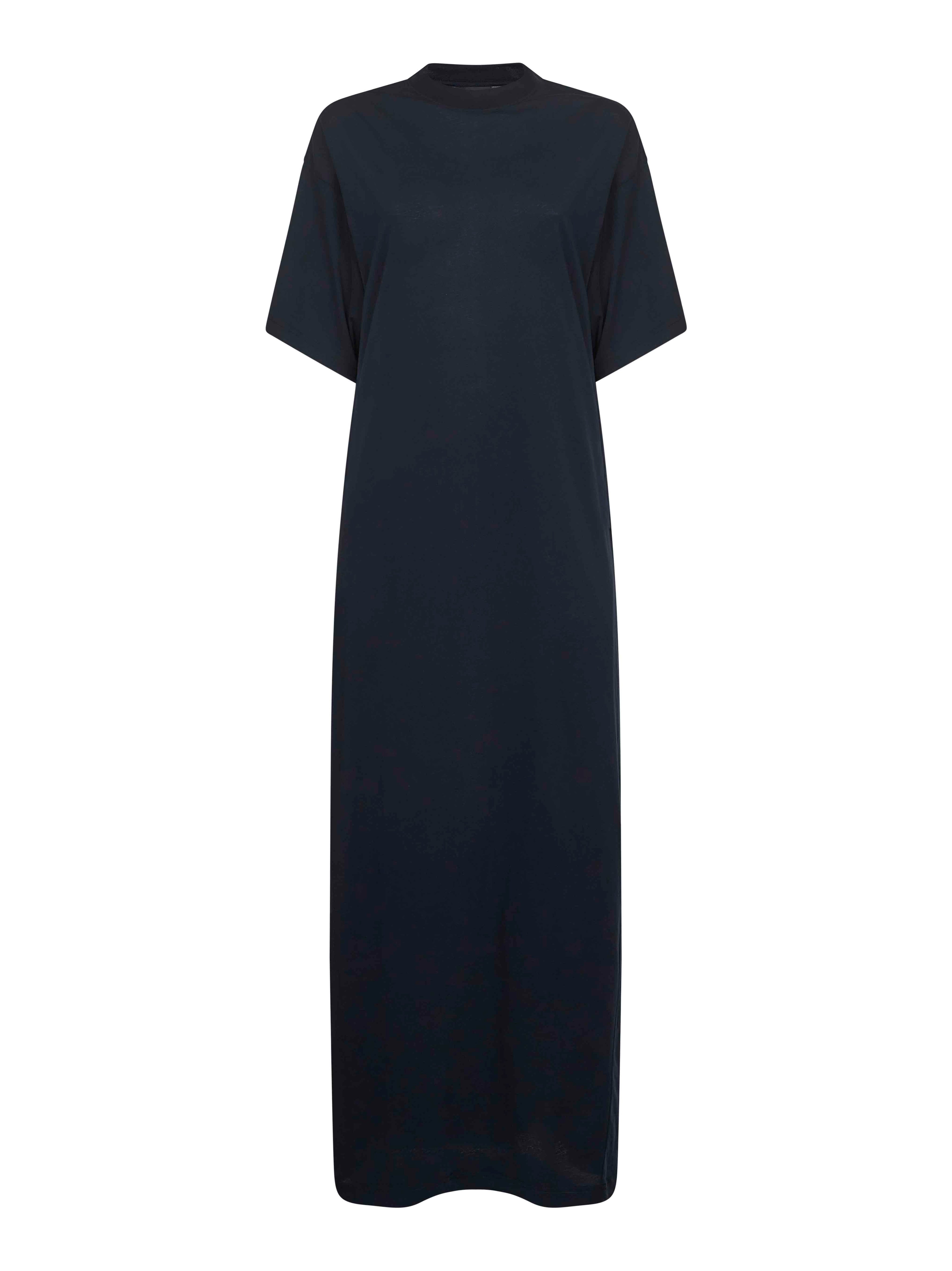 Balenciaga Women Black Jersey Maxi Cocoon Dress