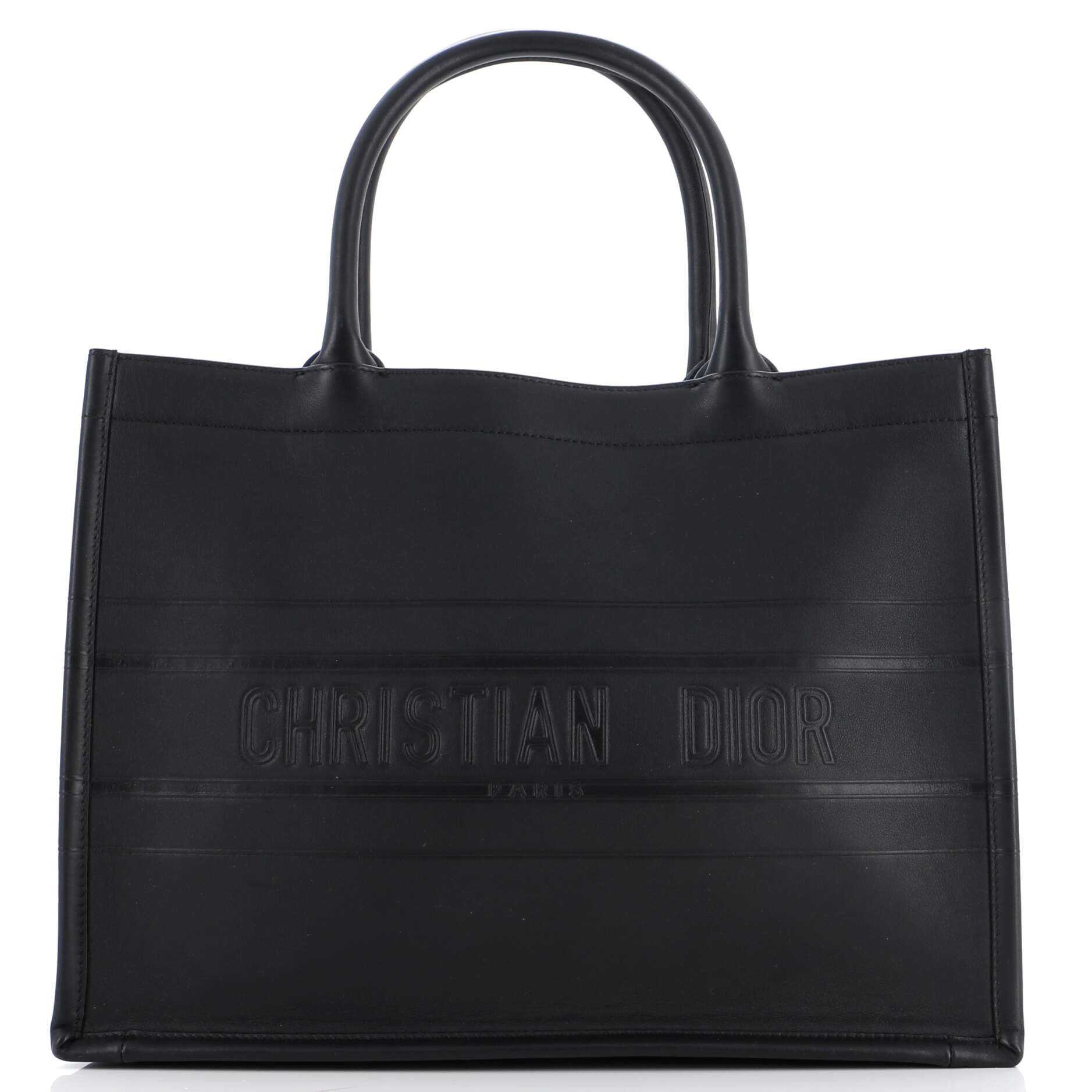 Dior Book Tote Embossed Leather Medium