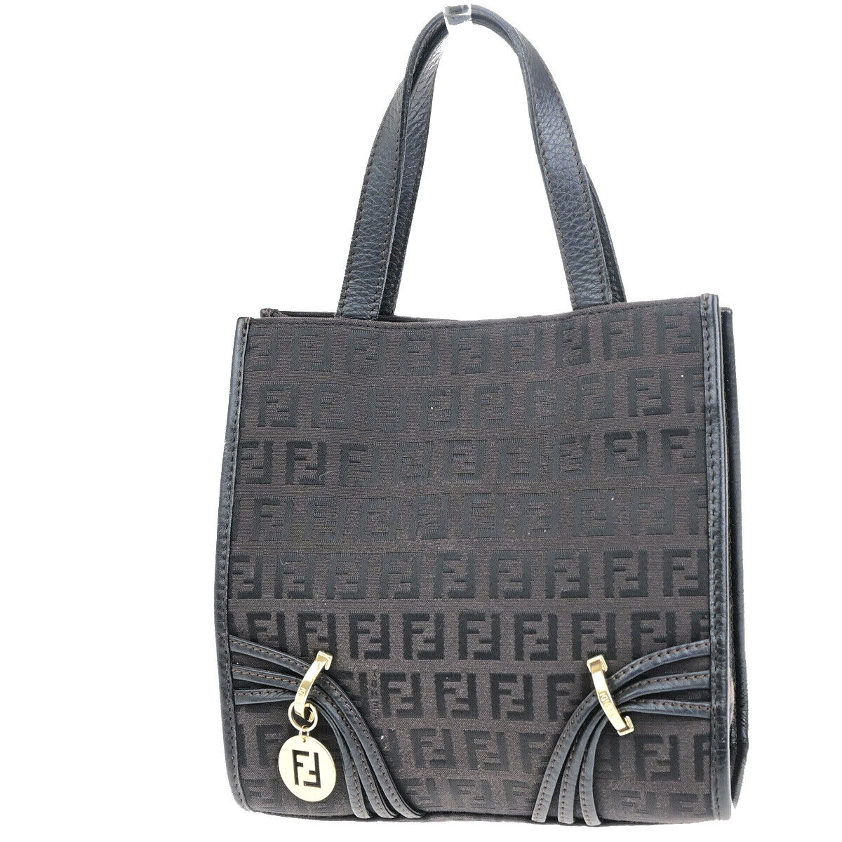 Fendi Zucchino Canvas Shoulder Bag ()