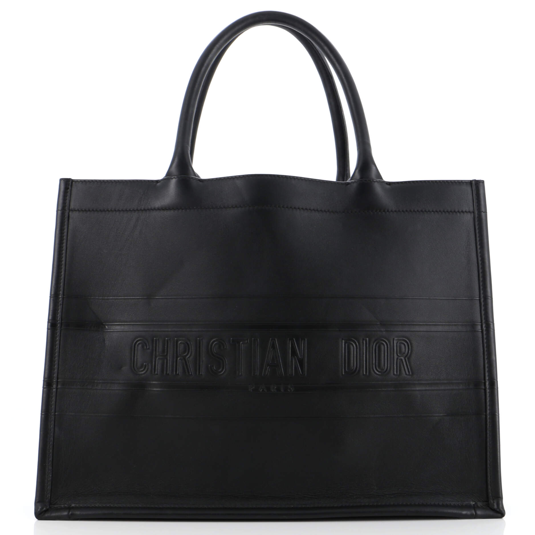 Dior Book Tote Oblique Embossed Calfskin Medium