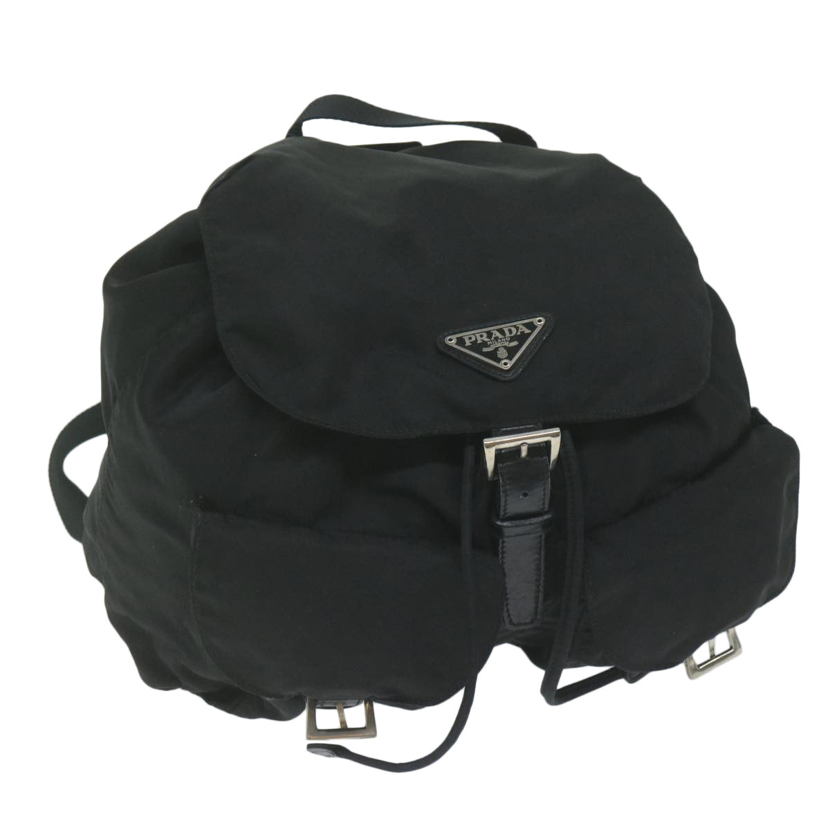 PRADA Backpack Nylon Black ac2573