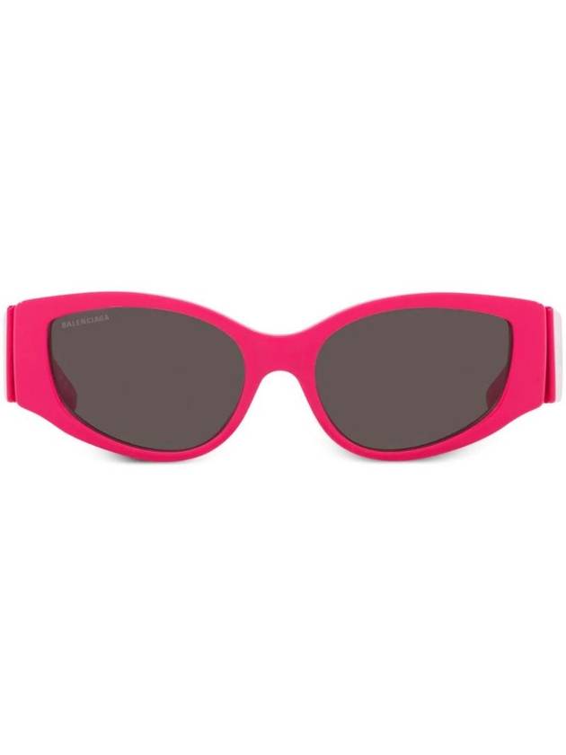 Balenciaga Eyewear Logo Print Rectangular Frame Sunglasses