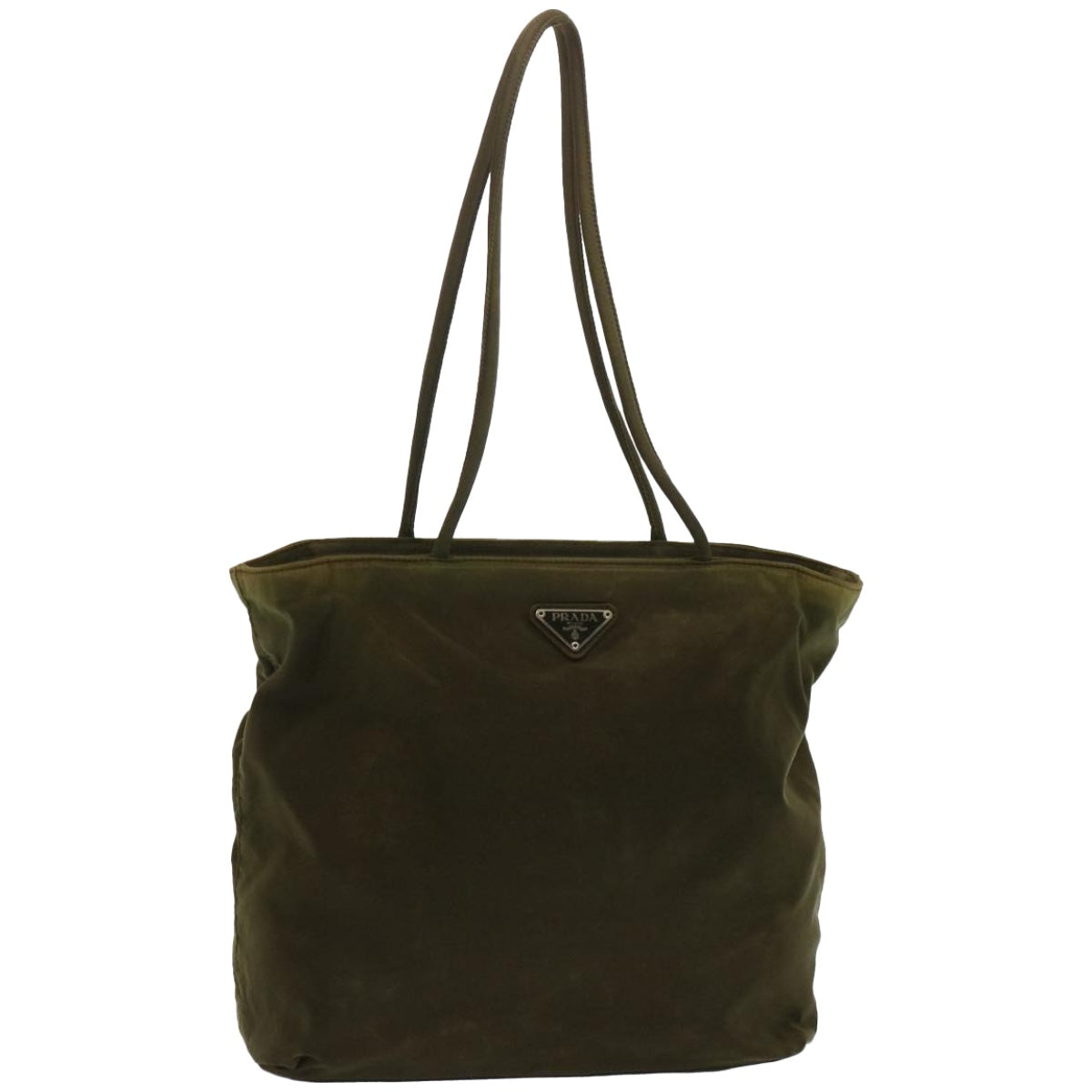 PRADA Tote Bag Nylon Khaki ar11453B