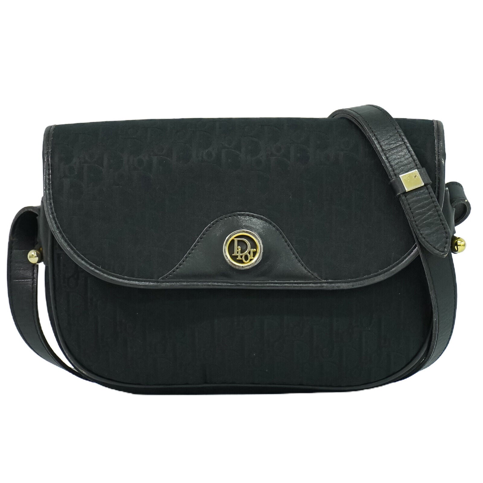 Dior Canvas Shoulder Bag (Pre-Owned)