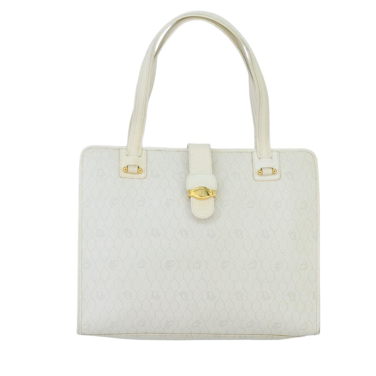 Dior Honeycomb Canvas Shoulder Bag (Pre-Owned)
