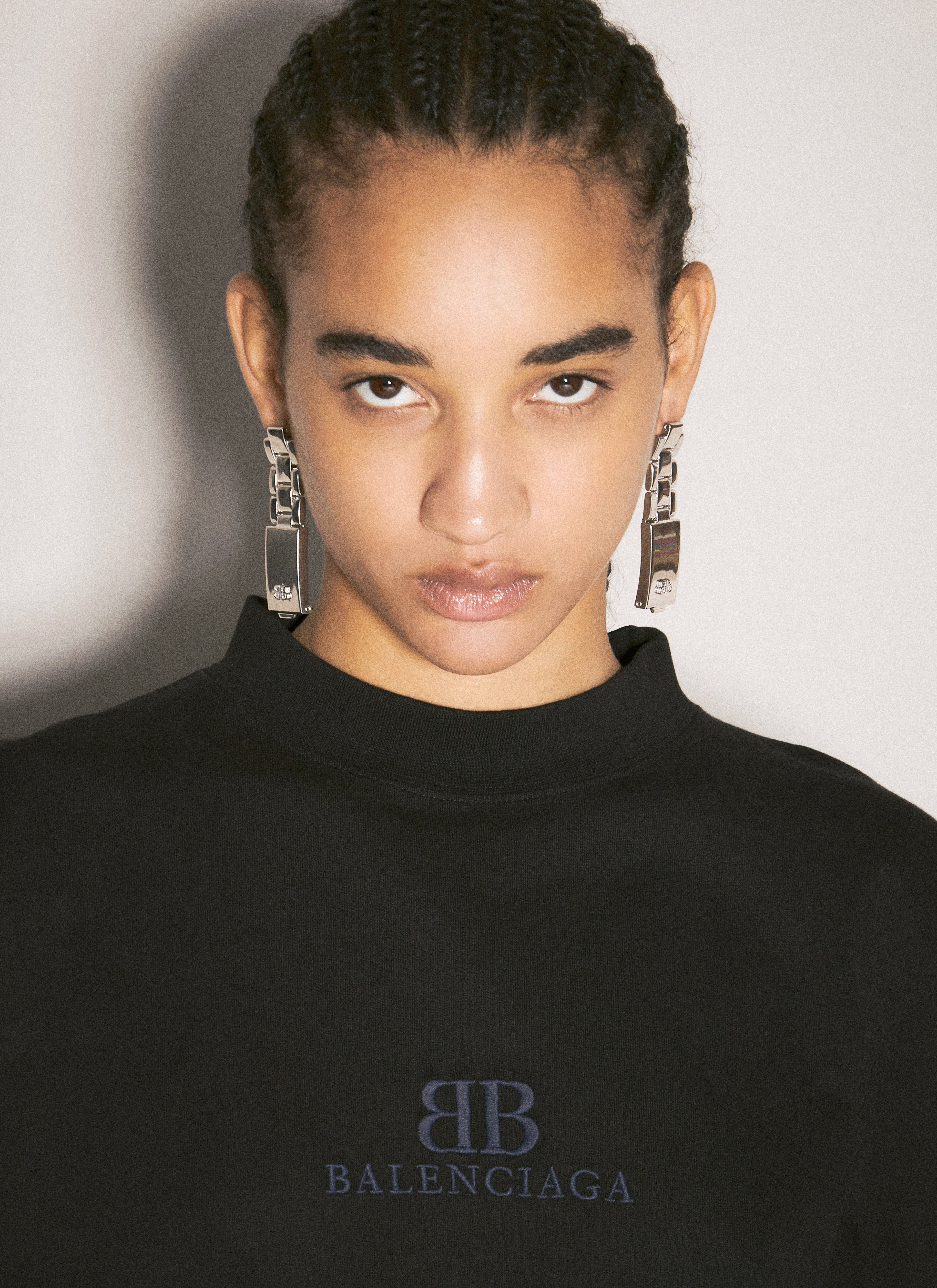 Balenciaga Women 24/7 Long Earrings