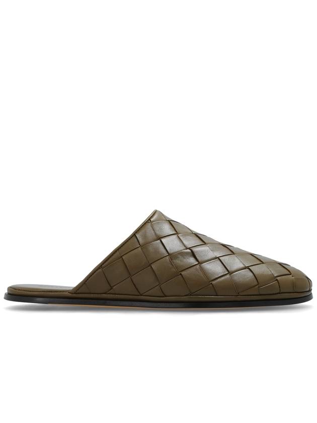 Bottega Veneta Bottega Veneta ‘Sunday’ Leather Slides, Men's, Green