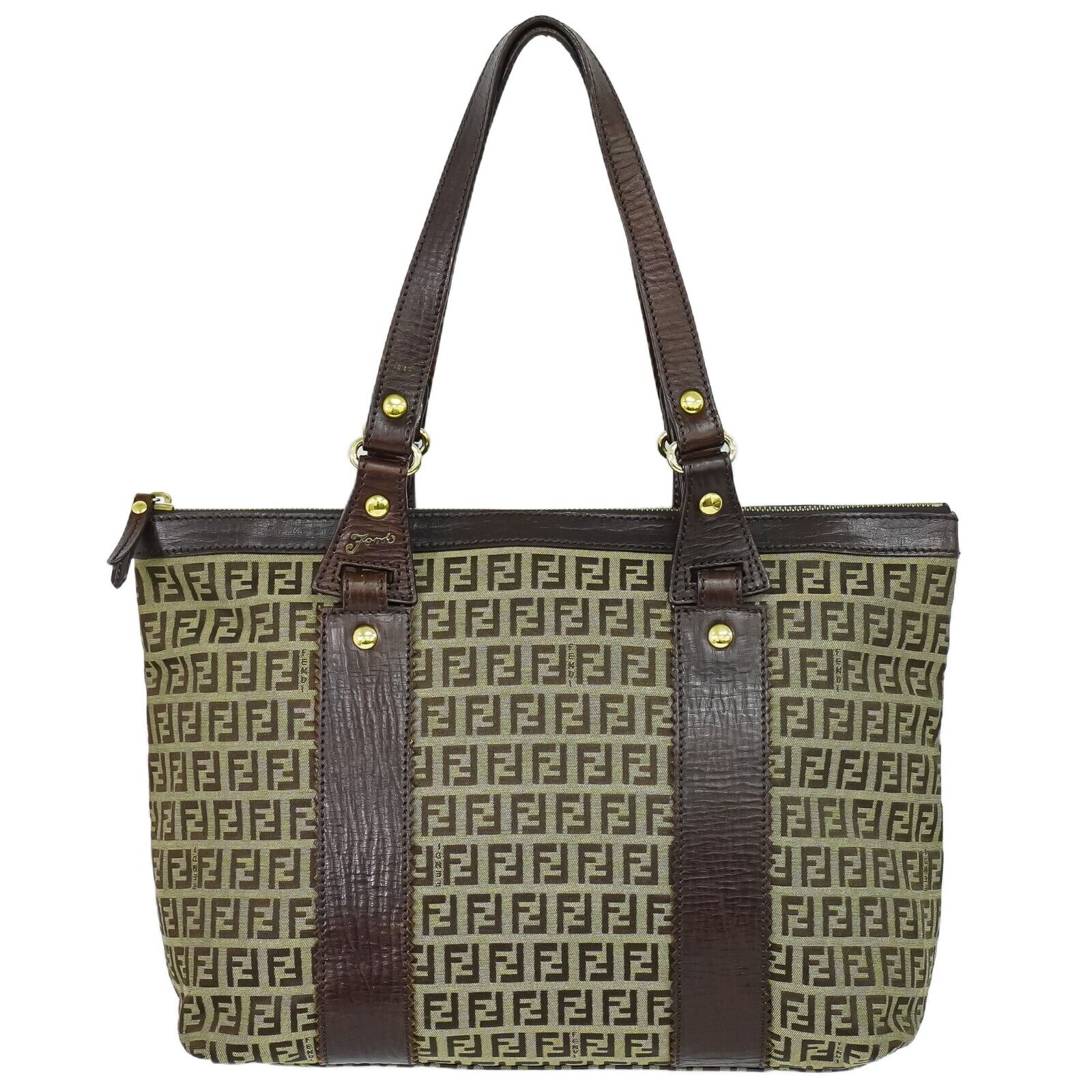 Fendi Zucca Canvas Tote Bag ()