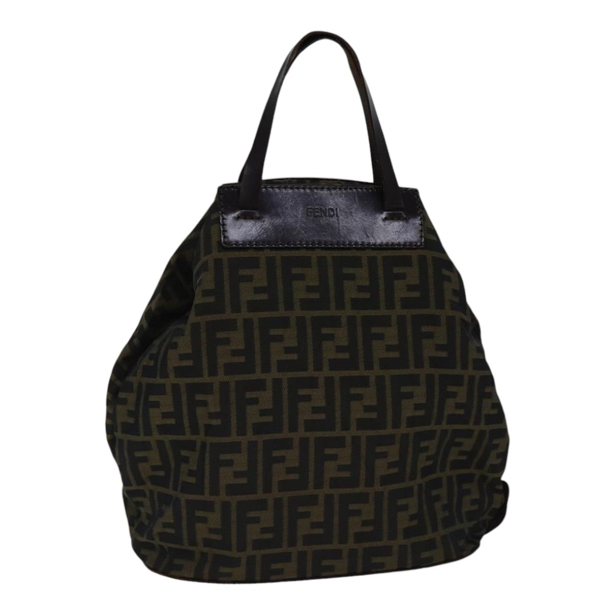FENDI Zucca Canvas Tote Bag Brownbs17790