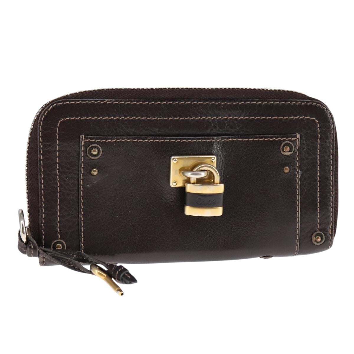 Chloe Paddington Long Wallet Leather Brown bs21590