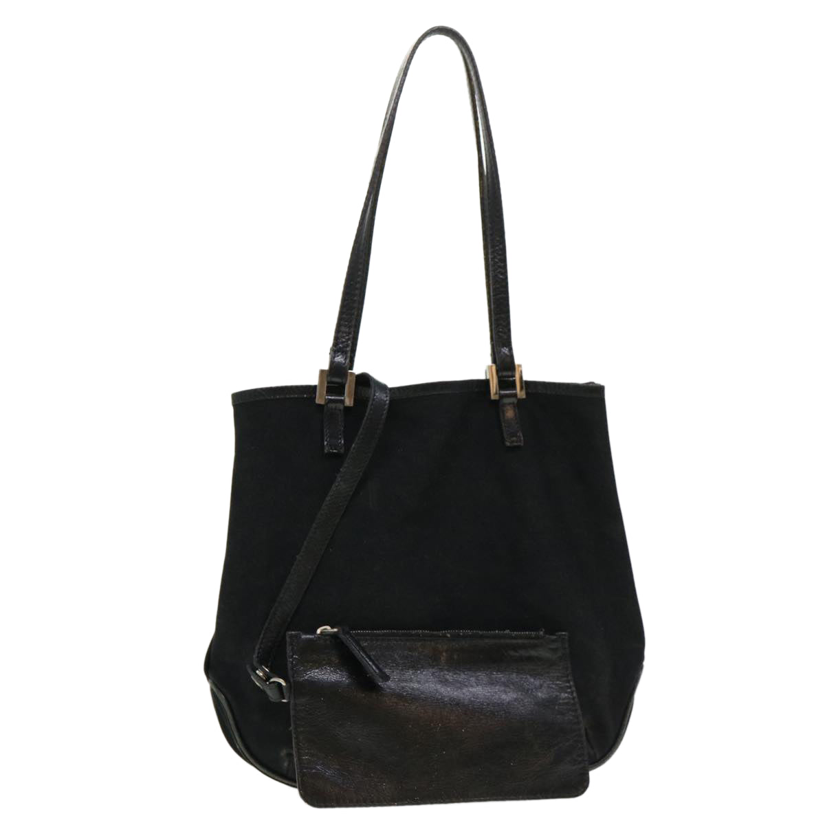 FENDI Tote Bag Nylon Black bs4673