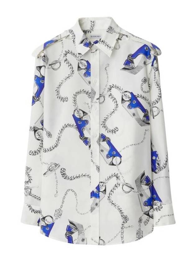 Burberry Shirt 8090714B9594 BLUE WHITE