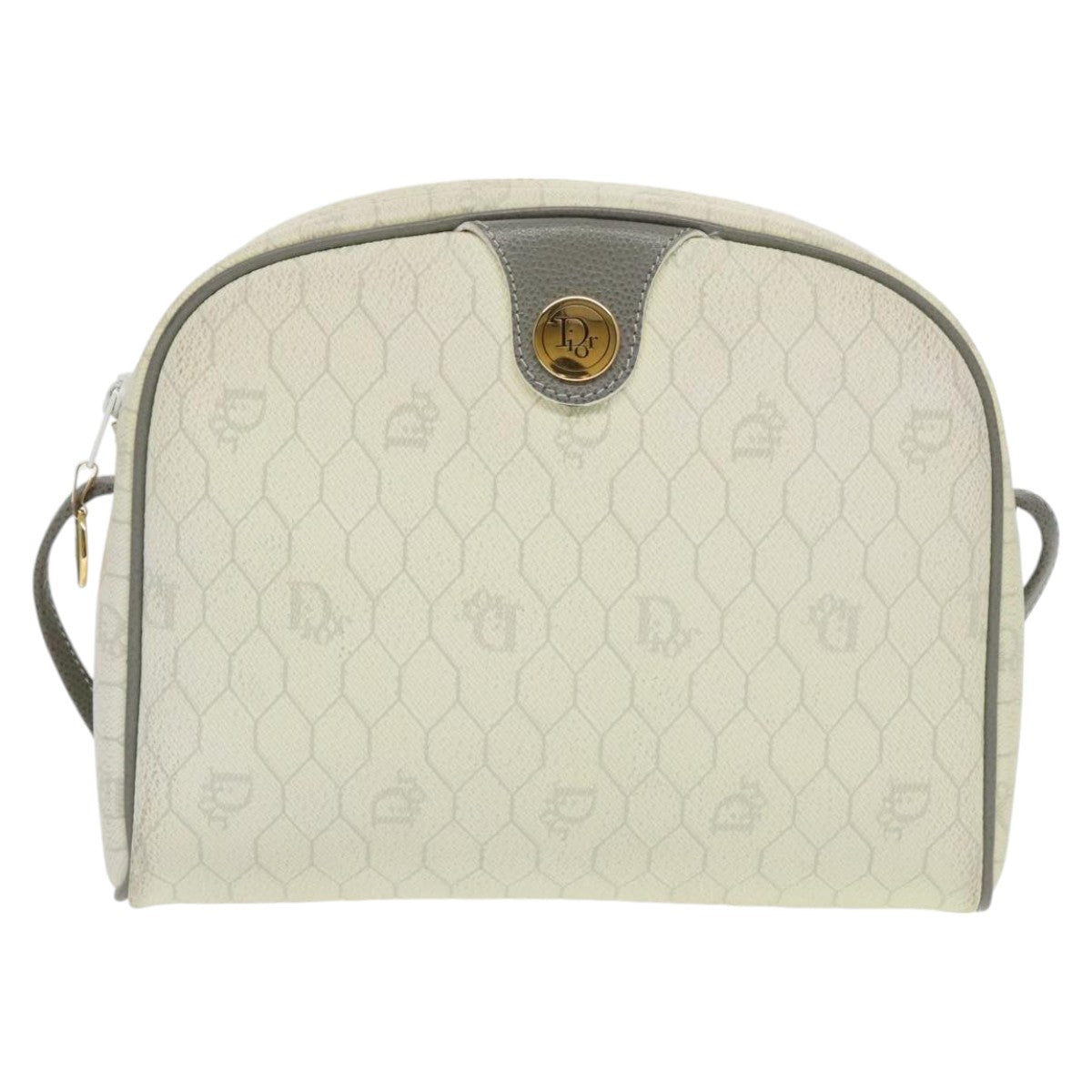 Dior Honeycomb Canvas Shoulder Bag (Pre-Owned)