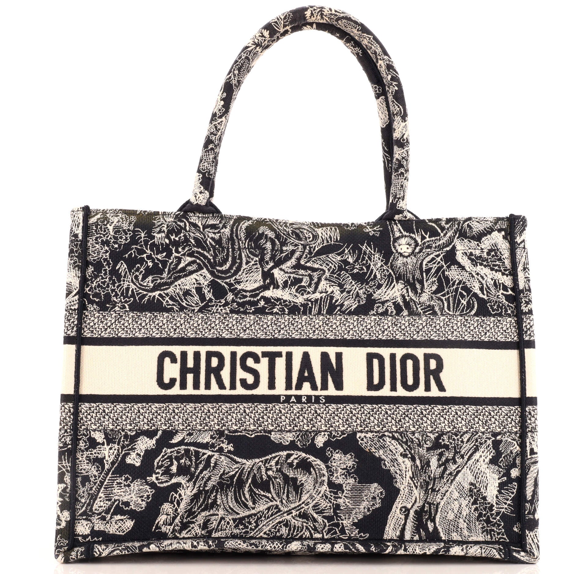 Dior Book Tote Oblique Canvas Medium
