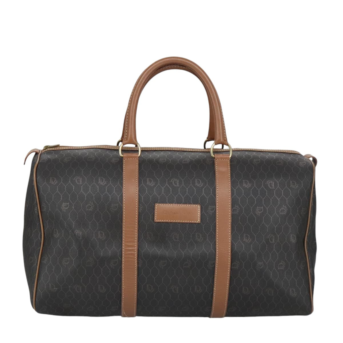 Dior Honeycomb Canvas Travel Bag (Pre-Owned)