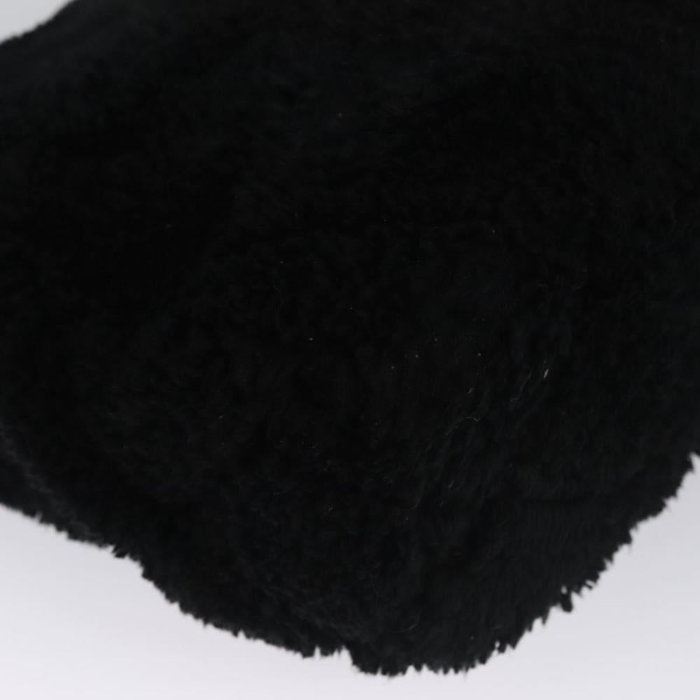 Black Canvas Chanel Flap Bag