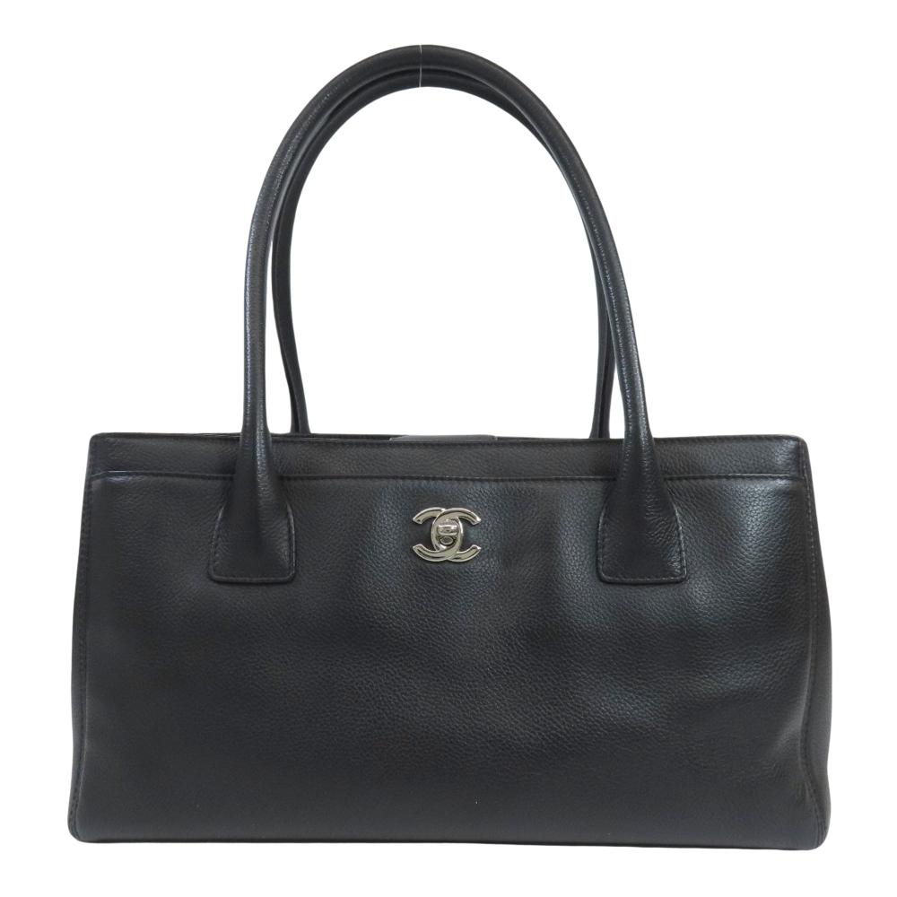 Black Canvas Chanel Tote