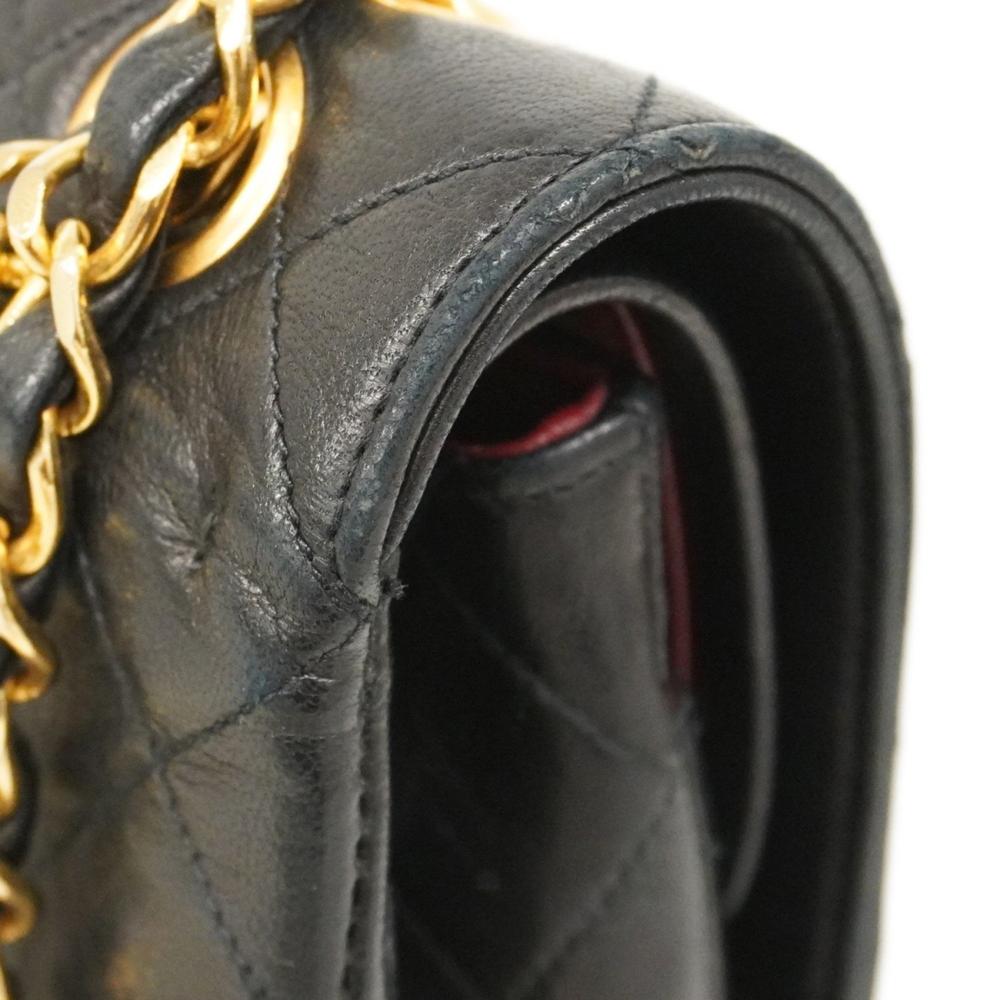 Black Fabric Chanel Flap Bag