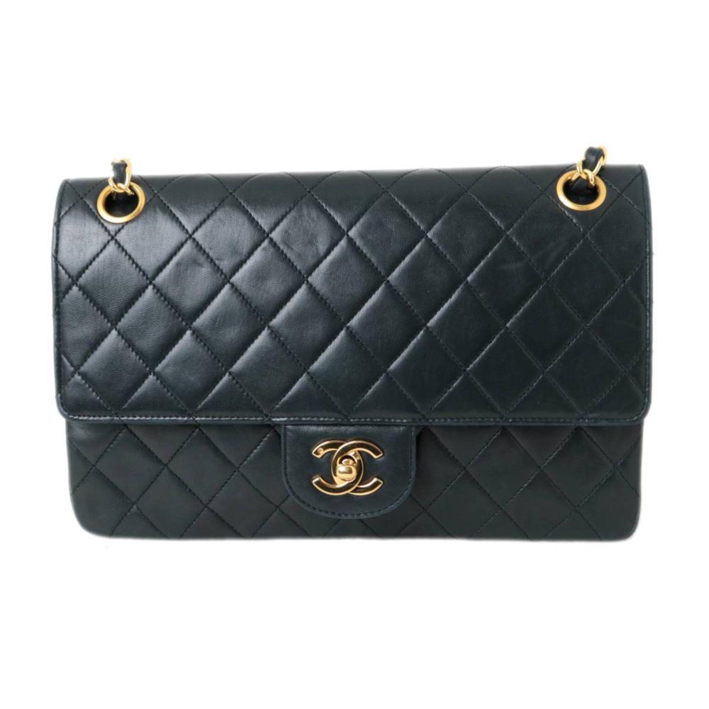 Black Fabric Chanel Flap Bag