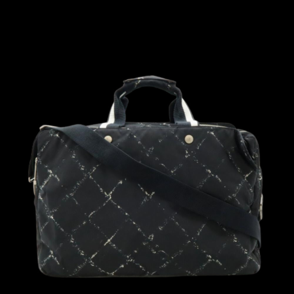 Black Fabric Chanel Travel Line