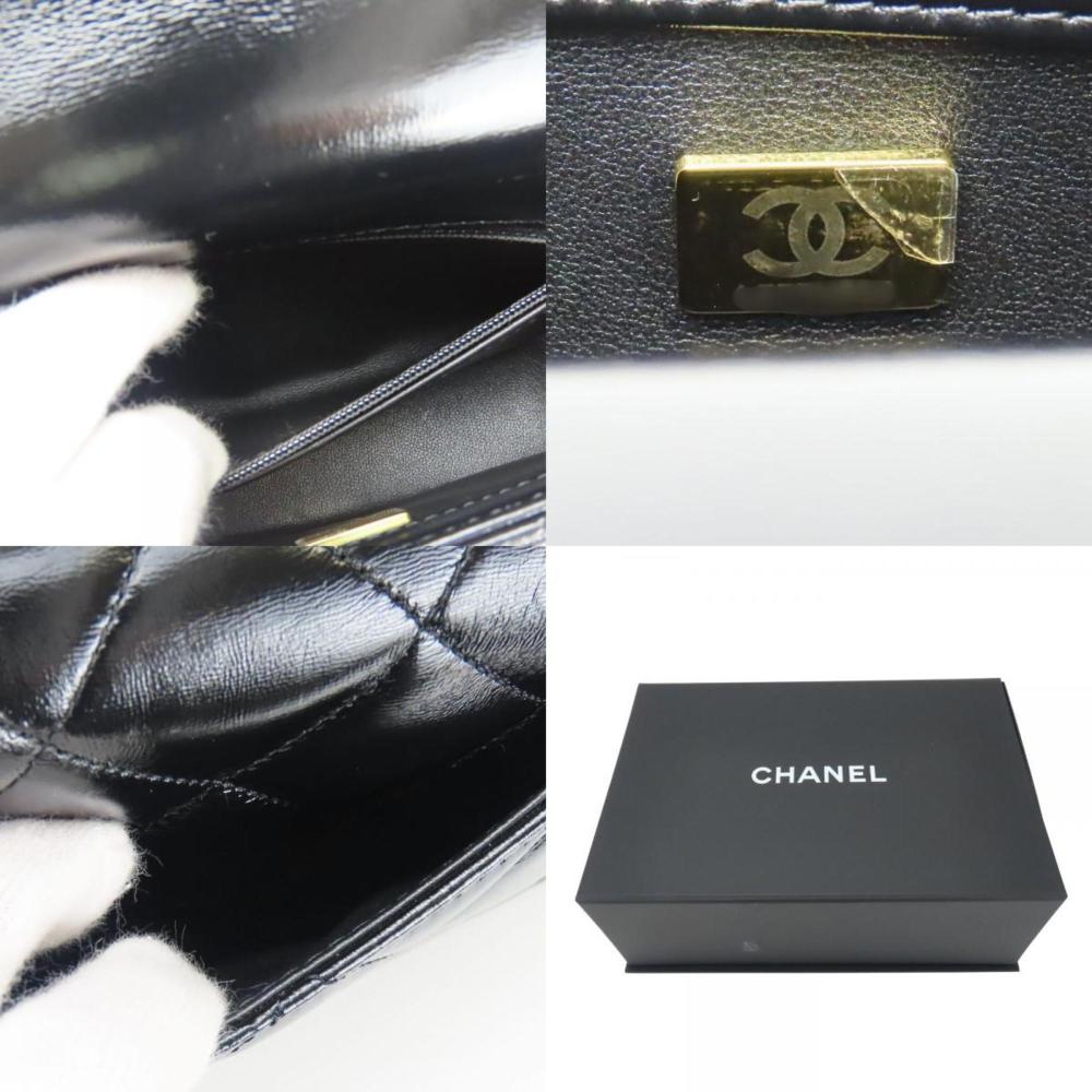 Black Fabric Chanel Flap Bag