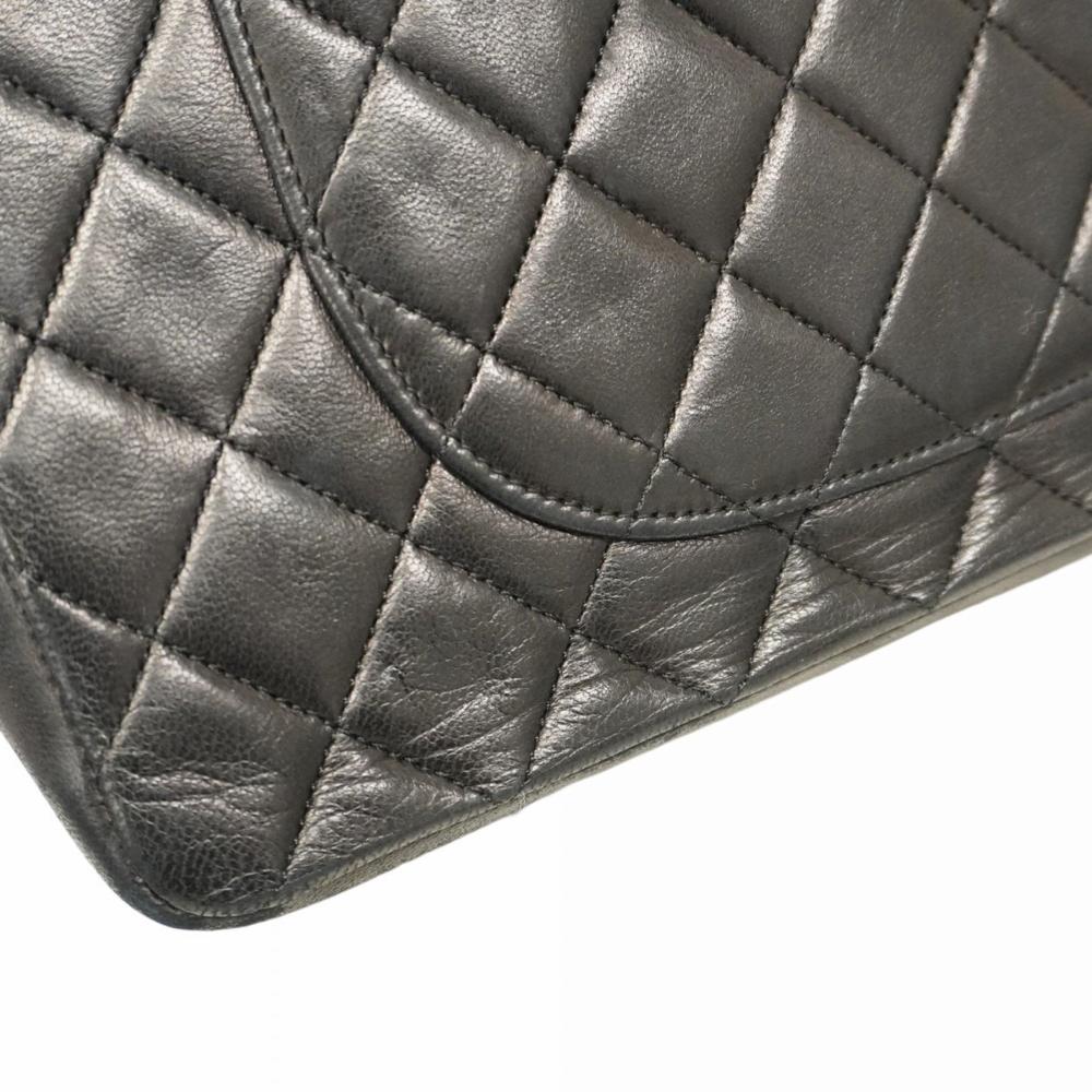 Black Fabric Chanel Flap Bag