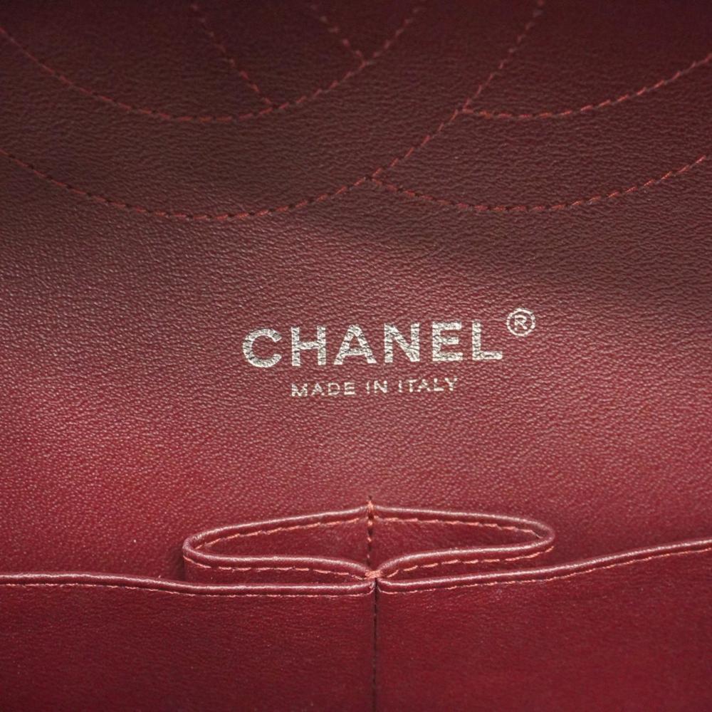 Black Leather Chanel Flap Bag