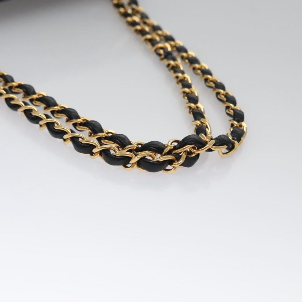 Black Leather Chanel Flap Bag