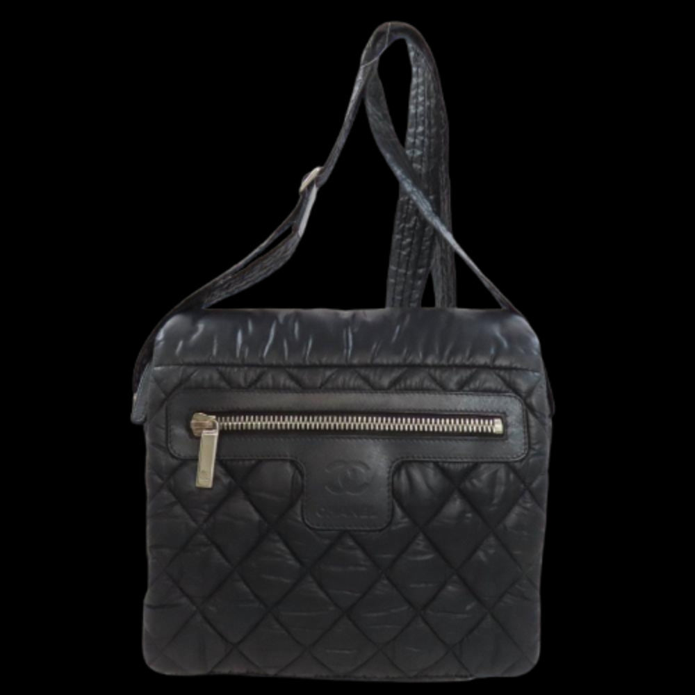 Black Nylon Chanel Shoulder Bag